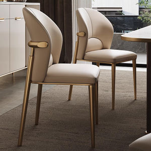 Легкий Роскошный домашний обеденный стул нордическая спинка удобный Ресторан Современный простой обеденный стул - Product Image 1