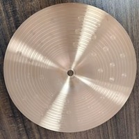 B8 Bronze 12" Splash Cymbal, Hand Lathed Drum Splash Cymbal for Drum Kit