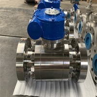 Trunnion Brida montada API 6D Válvula de bola forjada 2 "900 # A216 Trunnion de cuerpo flotante