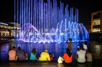 Sistema de Fuente de Agua Danzante para Espectáculos, Diseño Impresionante, Óptimo para Decoración de Centros Comerciales, Ciudades, Festivales y Eventos en Egipto, en Acero Inoxidable