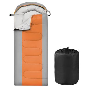 Saco de Dormir Plegable Tipo Sobre 190T para Exteriores, Saco de Dormir para Camping, Colchón para Dormir, Manta Cálida para Senderismo con Bolsa de Almacenamiento - Product Image 1