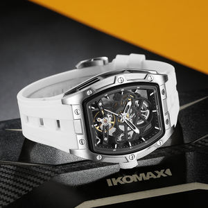 Megir 2242 Reloj de pulsera mecánico de lujo para Hombre Esfera de 26mm con Tonneau ahuecado Relojes automáticos de lujo para Hombre - Product Image 6