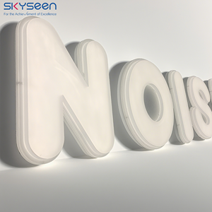 Skyseen bán buôn tùy chỉnh led thư nhận dạng biển quảng cáo Màu Đỏ phát ra ánh sáng màu xanh lá cây backlit với 2-năm acrylic bảo hành - Product Image 3
