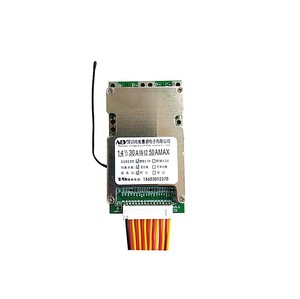 Carte de protection et d'équilibrage de batterie Li-ion BMS 14S 48V 30A 3.7V pour batteries ternaires NMC, avec ports de charge et décharge communs, F673 - Product Image 1
