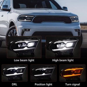 Xe Đèn pha W/LED <span class=keywords><strong>DRL</strong></span> LED đèn pha cho Dodge durango 2021 2022 2023 OEM 68433779af - Product Image 2
