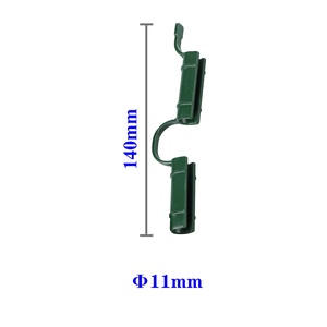Clips de fixation pour tubes de serre en <span class=keywords><strong>plastique</strong></span> de 8, 11, 16, 20 mm, clips de fixation pour film d'ombrage, boucle de fixation pour filet, pince - Product Image 4