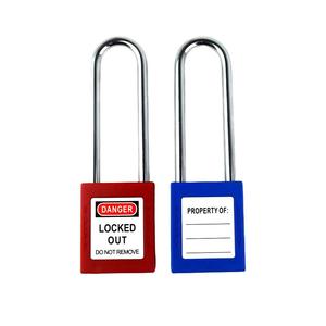 76mm Multi-Color Industrial Safety <strong>Padlock</strong> - Steel Shackle LOTO Lock With Plastic Body For Equipment Lockout - Product Image 3