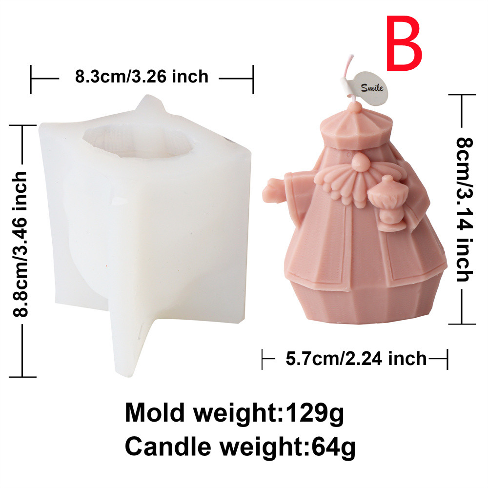 Moule à bougie roi 2