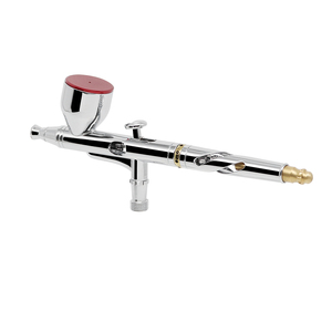 Kit d'aérographe à double action à alimentation par gravité 0,3 mm avec réservoirs supérieurs de 9 cc <span class=keywords><strong>pour</strong></span> le detailing automobile, l'art miniature et la décoration de gâteaux – Professionnel - Product Image 5