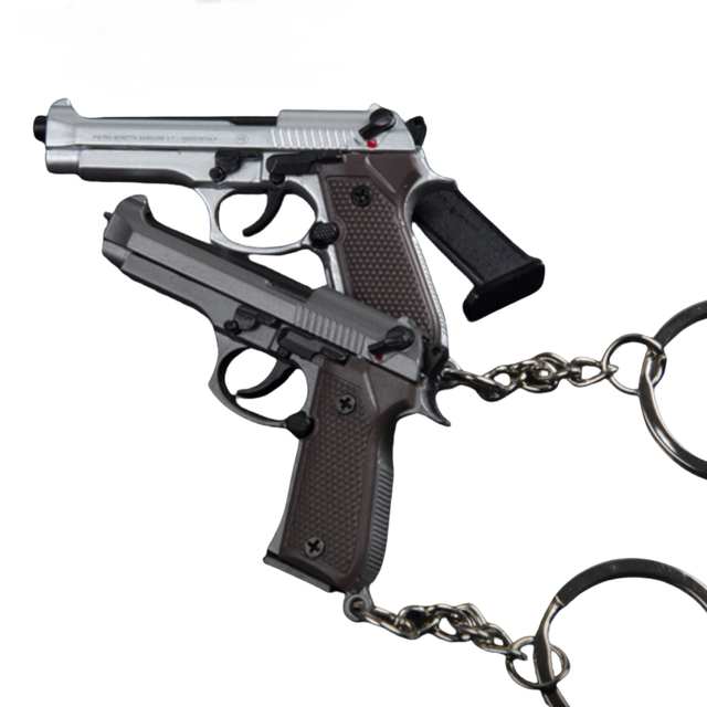 M92 1:4 Real Mini Metal Simulatied Gun Toy Beretta Bullet Shooting Pistol Model Adult Boy Child Toy Gun Weapon Model Keychain