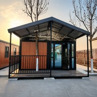 Maison préfabriquée moderne pliable en conteneur avec isolation par panneaux sandwich, maison mobile portable pour usage en villa et immeuble de bureaux