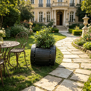Moules en plastique haute précision pour pots de fleurs en béton, vente directe usine Futian, pour seaux à whisky en ciment, utilisation parcs/balcon, OEM/ODM - Product Image 3