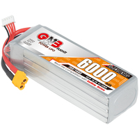 Batterie LiPo RC GNB GAONENG LiHV 6000mAh 4S 15.2V 70C 140C XT60, 300 cycles, pour voiture, drone, bateau, pack souple