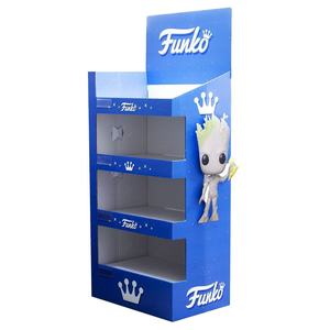 의류 및 가정 장식을 위해 쉽게 조립할 수 있는 맞춤형 접이식 골판지 골판지 디스플레이 스탠드 랙 장치 - Product Image 1