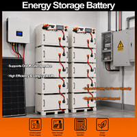Pack de batteries LiFePO4 personnalisé de 15 kWh avec communication CAN, protection IP54, durée de vie de 6000 cycles pour le stockage d'énergie domestique hybride