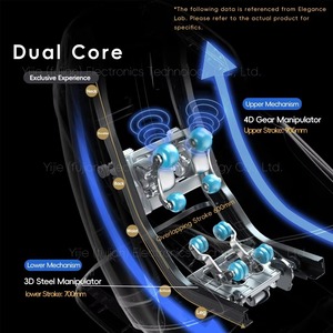 2026 New Luxury Dual Core Chair Commercial Use Track <b>Zero</b> <b>Gravity</b> <b>Recliner</b> for Hotel Spa - Product Image 3