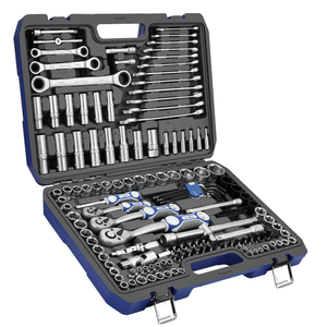 150Pcs Xách Tay Chuyên Nghiệp Sửa Chữa Xe Hộp Công Cụ Thiết Lập Bền Ratchet Cờ Lê Cho Nhà Công Nghiệp Sửa Chữa Trường Hợp Khó Khăn Gói OEM - Product Image 1