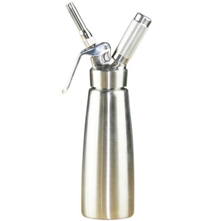Весь 1Л алюминиевый дозатор для взбитых сливок Pint Gourmet Whipper из нержавеющей стали для украшения сопла + пластиковая Кондитерская трубка
