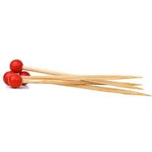 Disposable Bamboo wooden bbq Skewer 50cm 40cm Stick