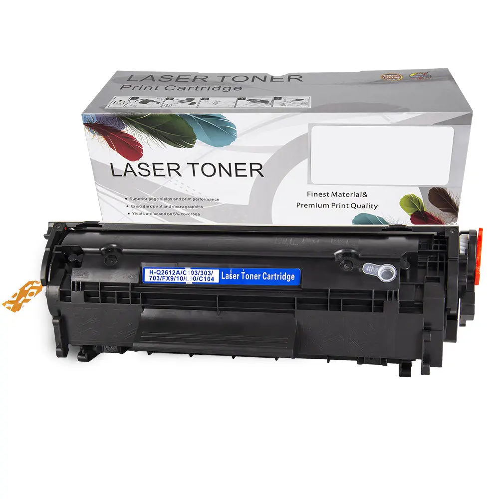 Cartucho de toner compatível com HP 2612A m1005/1319 fácil de adicionar cartucho de toner m1005mfp 1020 Q2612A