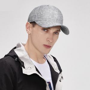 Gorras de Béisbol Deportivas Ecológicas y Sostenibles, Personalizadas, de 6 Paneles, Estructuradas, con Cierre a Presión, Hechas con Tela de Imitación de Lino, Cáñamo, Bambú y RPET - Product Image 5