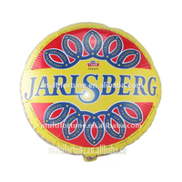 Ballons en Mylar à l'hélium pour fête d'anniversaire et de Noël, 18 pouces, ronds, décorations personnalisées en couleur, fournitures