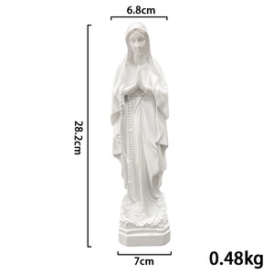 Statue Notre-Dame de <span class=keywords><strong>Lourdes</strong></span>, figurine de la Vierge Marie, ornement pour la décoration de la maison, articles religieux catholiques - Product Image 3