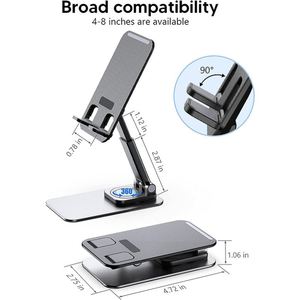 Support de téléphone portable double pliable et portable à prix raisonnable pour bureau - Product Image 2
