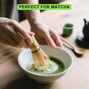 <span class=keywords><strong>Precio</strong></span> de fábrica Bamboo Matcha Stirrer Wisk Mixer Brush Batidor de té verde 120 puntas Bambú natural Chasen Matcha Whisk - Product Image 6
