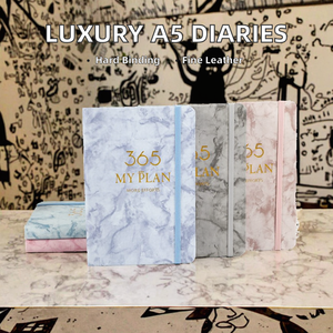 Agendas A5 de Lujo Impresas al por Mayor, Diarios Mensuales, Almanaces, Cuadernos Personalizados, Tapa Dura de Cuero, Planificadores de Bodas, Papelería - Product Image 3