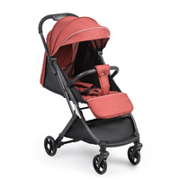Poussette bébé en plastique et métal, très vendue, avec capote intégrale, fermeture éclair en maille, ceinture de sécurité à cinq points, réglage infini du dossier, pliable pour 6 mois et plus