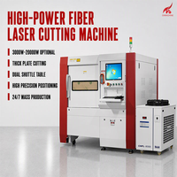 Système de découpe laser à fibre haute performance 3000W-20000W avec double servomoteur et source laser personnalisable pour l'usine de fabrication métallique