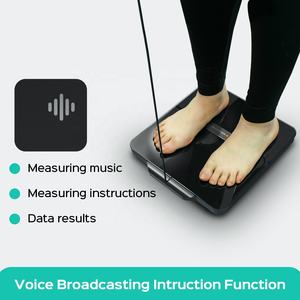 Écran VA coloré Échelle intelligente numérique Composition complète du corps Données Fréquence cardiaque et lecture de la graisse corporelle avec application d'analyse corporelle - Product Image 5