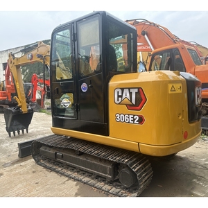 Cumple con EPA 2022 para Mini excavadora Cat 306e2, excavadora sobre orugas de 6 toneladas de alta calidad de Japón, baja hora, buen estado, gratis - Product Image 1