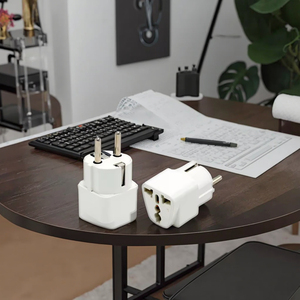 Convertisseur de puissance <span class=keywords><strong>Euro</strong></span> Plug Adaptateur Cuivre Allemagne Plug Adaptateur Us Uk vers Eu 2 Broches <span class=keywords><strong>Euro</strong></span> Travel Plug Outlet Adapter - Product Image 6