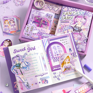 Simno simpatico <span class=keywords><strong>Anime</strong></span> Gilr ragazze <span class=keywords><strong>note</strong></span> Memo Set adesivo nastro Washi piani di album decorazioni - Product Image 2