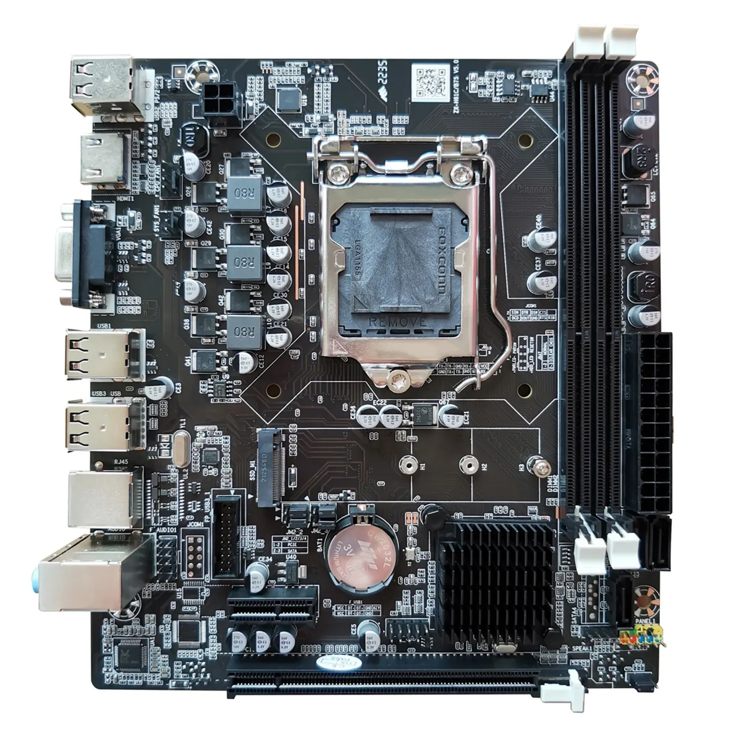 デスクトップ用マザーボードb75は、M.2 PCIEまたはSATAプロトコルオプションを備えたLGA1155 i3/i5/i7シリーズCPUMini-ATXアーキテクチャをサポートします