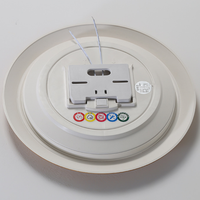 Panneau led rond 6w 12w 18w 24w plafonnier led détecteur de mouvement lampe de panneau montée en surface