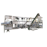 Machine de remplissage d'eau à haute efficacité de 5 gallons, très appréciée, approuvée CE, équipement de remplissage automatique pour les usines de boissons commerciales