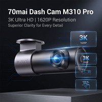 Caméra de tableau de bord WiFi DVR pour voiture, IPS sans fil, WDR, vision nocturne, 1,47 pouce, double objectif avant/arrière 4K avec GPS
