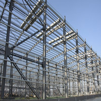 Edificio de Estructura de Acero de Gran Altura, Almacén Prefabricado de Estructura de Acero