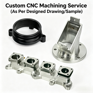 ชุดควบคุมลิ้นปีกผีเสื้อ CNC แบบ OEM ผลิตจากอลูมิเนียมอัลลอยด์ ชุดท่อร่วมไอดีประสิทธิภาพสูง ชิ้นส่วนกลึง CNC อะแดปเตอร์ท่อร่วมไอดีแบบกำหนดเองด้วยวิธีการตัดลวดด้วยไฟฟ้า (Wire EDM) - Product Image 1