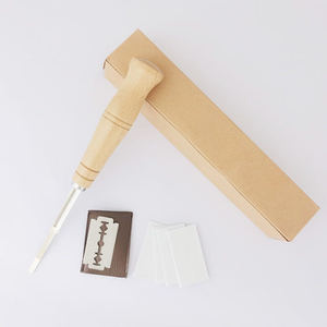 Lame à pain en acier inoxydable avec 5 couteaux, lame en bois pour panier d'étanchéité - Product Image 4