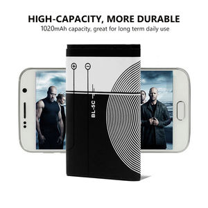 Batería de Repuesto de Alta Calidad BL5C 1020mAh Litio BL-5C BL 5C para Teléfono 6680 6681 6682 7600 <span class=keywords><strong>7610</strong></span> N70 N71 N72 N91 3105 3120 - Product Image 6