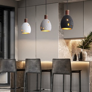 Simple Moderne <span class=keywords><strong>Vintage</strong></span> E27 Montage Cuisine Îlot Suspension Lumière Intérieur WabiSabi Chevet Déco Petit Lustre Suspension - Product Image 3