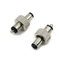 Prise mâle DC 5,5x2,1/2,5 mm avec écrou de verrouillage, connecteur d'alimentation anti-débrayage pour ordinateur portable/appareil photo/bande LED (5521/5525)