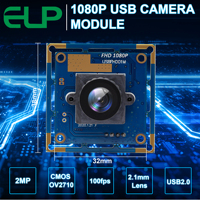ELP Full HD 1080P 2MP USB Kamera Modülü 1920H 1080V UVC Mini Web Kamerası Tak ve Çalıştır Video Konferans Makinesi Görüntüleme için