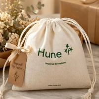 Bolsa de Algodón Orgánico con Cordón, Logotipo Personalizado Impreso, Reutilizable, para Regalos, Velas, Cuidado de la Piel, Maquillaje, Bolsa de Muselina de Algodón
