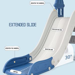 Plástico preescolar 3 en 1 Slide Play Home Children Play Set Baby Big Fun Toy Slide And Swing Indoor Kids - Product Image 3
