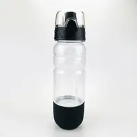 3-في-1 زجاجة المياه الذكية المتكلم الرقص أضواء 500 مللي البقاء رطب شعار مخصصة قدح ذكي مع تذكير